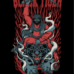 Black Tiger Sticker
